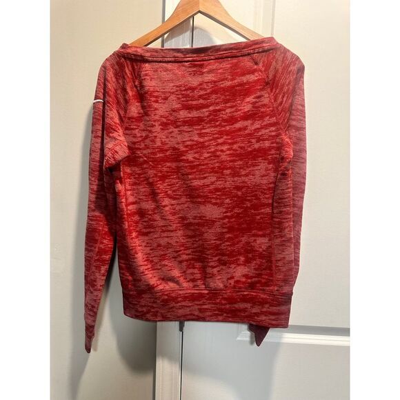 Nike Red Long Sleeve Women's Top - Picture 5 of 5